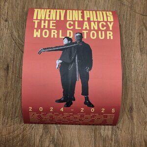 6"x4" TWENTY ONE PILOTS Sticker Twenty One Pilots Decal Clancy Tour Wall Decal